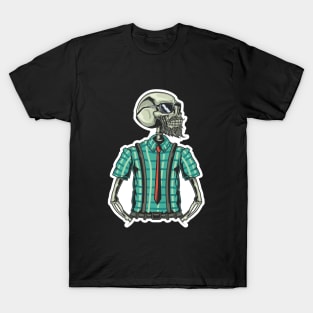 hipster skull T-Shirt